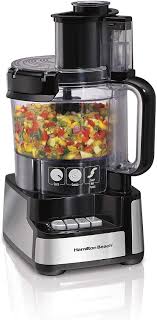Hamilton beach brands is a leader in an industry that is providing essential products during the pandemic. Amazon Com Hamilton Beach 12 Cup Stack Snap Food Processor Vegetable Chopper Black 70725a Kitchen Dining