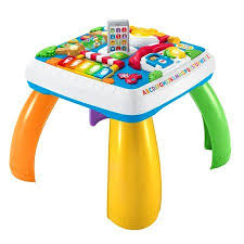Fisher Price Laugh Learn Around The Town Learning Table Walmart Com In 2020 Fisher Price Interactive Baby Toys Baby Learning