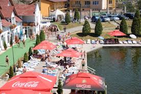 Ocna sibiului is in sibiu county, romania. Hotel Strand Ocna Sibiului Romania