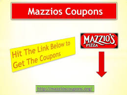 Mazzios Coupons By Passion4me Via Slideshare Coupons Lunch Buffet How To Get