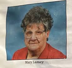 Mary Lamey **Photo Clipped from the Adrian, Anita, Walston Parish Directory  & Centennial 1903-2003 Booklet from Mariann Griffiths, pg2**