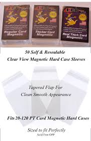 We anticipate this product to become available at this listed date. Superior Fit Sleeves For 20 120 Pt Pro Mold Magnetic One Touch Card Holders