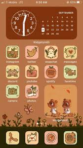 Cottagecore Fall Aesthetic Iphone Ios 14 App Icons App Icon Iphone Layout Homescreen Iphone