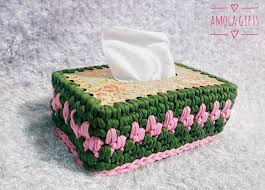 علبه مناديل كروشيه Facial Tissue Holder Facial Tissue Tissue Holders
