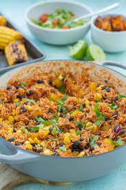 Black Beans And Rice In Rice Cooker Recipe Easy One Pot Mexican Rice With Black Beans And Corn Vegan Recipe Rice Recipes For Dinner Mexican Rice Rice And Corn Recipe