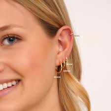 Sterling Silver Huggie Earrings