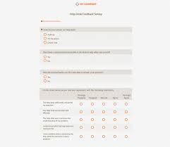 To ensure your anonymity, all of your answers are sent directly to the secure university. Help Desk Feedback Survey Template 13 Questions Sogosurvey