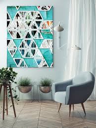 They are inexpensive and simple to fold, resulting in an impressive, modern artwork to display in your home. Orl 9319 Geometric Shapes 2 12 Large Abstract Geometrical Canvas Art Blue Industrial Abstract Wall Art Print Up To 72