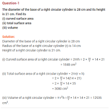 May 21, 2021 · complete solution of class 8th maths in hindi. Surface Areas And Volumes Class 10 Extra Questions Maths Chapter 13 Learn Cbse