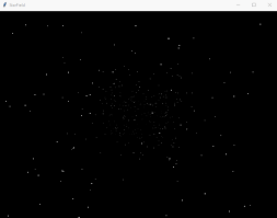 The result was good (and i also added a few optional effects such as exploding stars, shooting stars, etc). Github Davidejones Starfield A Starfield Simulation Using Python 3 And Tkinter