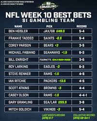 You can also find betting trends, pro picks against the spread from a vegas expert and more. Nfl Week 10 Best Bets Against The Spread From The Si Gambling Team Sports Illustrated