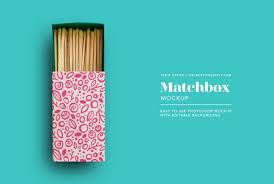 7 Best Match Box Mockup Psd For Branding 2019 Graphic Cloud In 2020 Mockup Box Mockup Matchbox
