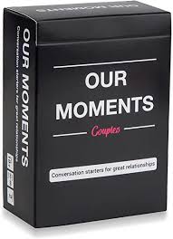 Amazon's choice for the skin deep card game our moments couples: Amazon Com Our Moments Couples 100 Thought Provoking Conversation Starters For Great Relationships Fun Conversation Cards Game For Couples Toys Games
