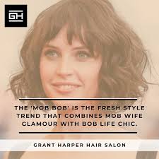 The 'MOB BOB' is the fresh style trend that combines Mob Wife glamour with  Bob Life Chic. -------------------------- The mob bob combines the swish  and volume of the mob wife hairstyle with