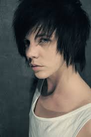 Hot emo guys with blue eyes and black. Emo Boy Shared By Emo Wounded Angel On We Heart It