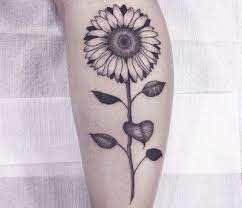 Sunflower Tattoo Tattoos Sunflower Tattoo Long Stem Flowers