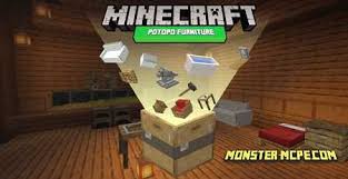 Complete minecraft pe mods and addons make it easy to change the look and feel of your game. Potopo Furniture Add On 1 16 1 15 Minecraft Pe Addons Mod