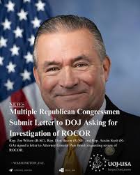 WASHINGTON, D.C. — As part of a movement that was started by U.S. Rep. Joe  Wilson of South Carolina, two more congressmen signed a letter to Attorney  General Pam Bondi asking for