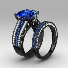 Vancaro Black Wedding Rings Sets Black Wedding Rings Black Wedding Ring Sets Womens Black Wedding Rings
