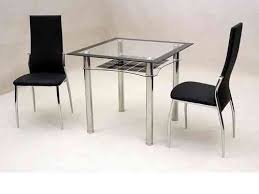 The logan small dining table is a sleek table with a mirror gloss pale grey finish. Dining Table And 2 Chairs Homegenies