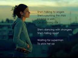 Bush 'word of the day' is chilrens!. Waiting For Superman Lyrics By Chris Daughtry I Can T Express How Much I Love This Song Superman Lyrics Waiting For Superman My Love Song