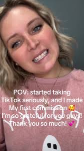 Yall 🥺🥺 i cant thank you enough! ❤️❤️#tiktokshop #commission #growth #fy  #fyp #fypシ #tik #tok #grateful #tiktokcreator #contentcreator