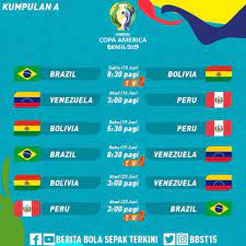 The following is a list of squads for all 12 national teams that competed at the 2019 copa américa. Rotp Jadual Perlawanan Dan Siaran Langsung Copa America Facebook