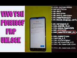 Vivo Y91i Pd1818gf Frp Unlock Vivo Y91 Y91i Y93 Pd1818cf Pd1818df Youtube