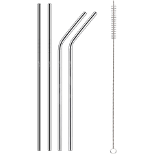 Gorilla grip original oversized cutting board, 3 piece, bpa free, dishwasher safe, juice grooves, larger thicker boards, easy grip handle, non porous, extra large, kitchen, set of 3, gray. Lamart Lt7052 Stainless Steel Straws 5 Pcs Straw Alzashop Com