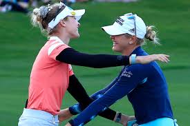 Put this together as a highlight for the leader after the second round of the ana inspiration. Jessica And Nelly Korda Are Dominating The 2021 Lpga Season Sports Grind Entertainment