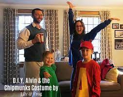 Alvin & the Chipmunks Costume: DIY Simon, Theodore & Dave Costume – lily  and frog