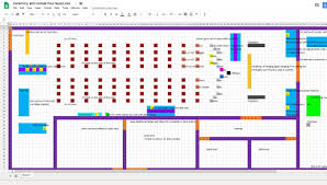 Using Google Sheets To Plan Your Wedding Reception Layout Via Offbeat Bride Wedding Floor Plan Wedding Reception Layout Offbeat Bride