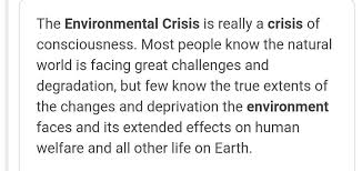 The institute of environmental management & assessment (iema) is the professional home of over 15,000 environment and sustainability professionals from around the globe. What Is Environmental Crisis Brainly In
