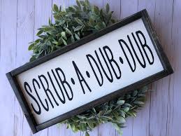 Your decision should be based on personal preferences, on the theme and style of the room's design and décor and on the function of the room. Farmhouse Decor Signs For Home Farmhouse Wall Decor Framed Wood Signs Farmhouse Sign Funny Bathroom Signs Home Decor
