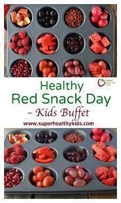 This Would Definitely Be A Fun Snack For The Whole Family Red Snacks Snacks Baby Food Recipes