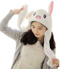 Bunny Hat With Moving Ears Omg Japan