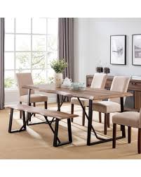 Maybe you would like to learn more about one of these? Check Out Deals On Lakeith Modern Eclectic Natural Wood Metal Dining Table Natural Black Natural Black