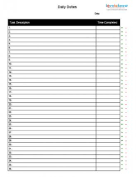 printable time management charts lovetoknow