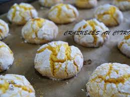 Recette De Biscuits Craqueles Au Citron Ou Lemon Crinkles Recette Recette Biscuit Recette Biscuit Facile Biscuits