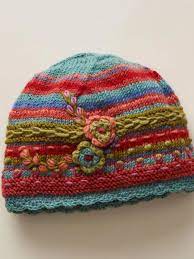 Easy step by step video tutorial great for beginners. Red Casual Floral Knitted Hats Knitted Hats Knitting Knitted Gloves