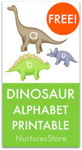 This fun dinosaur alphabet print will add a pop of colour to your little boy's. Dinosaur Alphabet Free Printable Nurturestore