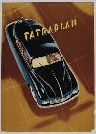 One Sheet Czechoslovakia Automobile Circa 1950 S Artist Neubert Vintage Poster Classic European Cars Retro Cars Car Advertising