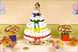 Fita de cetim da cor que desejar; Bolo De Fraldas Ideias Lindas Com Passo A Passo