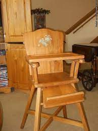 antique lehman baby guard wooden high chair price 100 00 wooden high chairs antique high chairs vintage high chairs