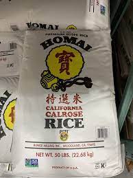 Costco Calrose Rice Homai Medium Grain White Rice Sushi Rice White Rice Rice