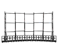 Curved Off-ground LED Wall Ground Support 3*2m China Factory