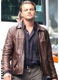 Inception Cobb Jacket Leonardo Dicaprio Leather Jacket Dark Brown Leather Jacket Leather Jacket Real Leather Jacket
