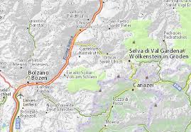 Verdi prati, fitti boschi, tipici rifugi e le superbe cime delle più belle vette dolomitiche: Mappa Michelin Alpe Di Siusi Pinatina Di Alpe Di Siusi Viamichelin