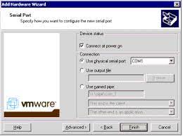 I will give you an example, showing how to create sophisticated virtual networks in vmware workstation open virtual machine1 by click it in the left window, but do not power it on. Using Serial Ports