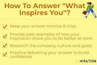 10+ Sample Answers for 'What Inspires You' Interview Question in 2023